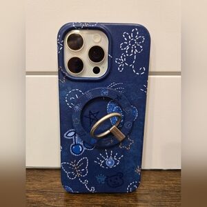 Velvet Caviar Navy Blue Jean Phone Case - iPhone 15 Pro Max